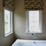custom roman shades by Rosen Interiors