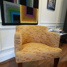 Chair after reupholstery