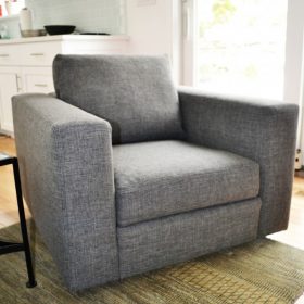 gray modern chair