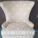 After Reupholstering a Fan Chair