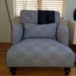 black and white patterned chase